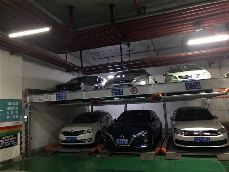Пъзел система за паркиране на 2 нива в Huzhou