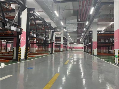 Механична система за паркиране на 3 нива